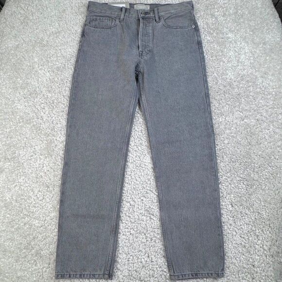 Everlane The Relaxed Straight Jean Organic Cotton Gray 26 NEW - Picture 2 of 13